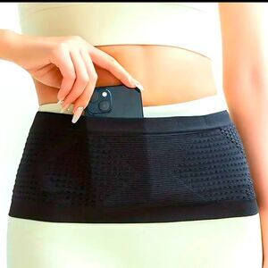 Money Belt elastic waist pack for phone keys running gym bike walking travel